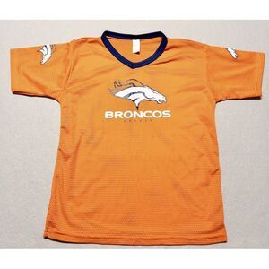 Vintage Franklin Athletic Denver Broncos Sand Knit Jersey Youth Large‎